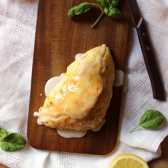 Lemon Basil Scones