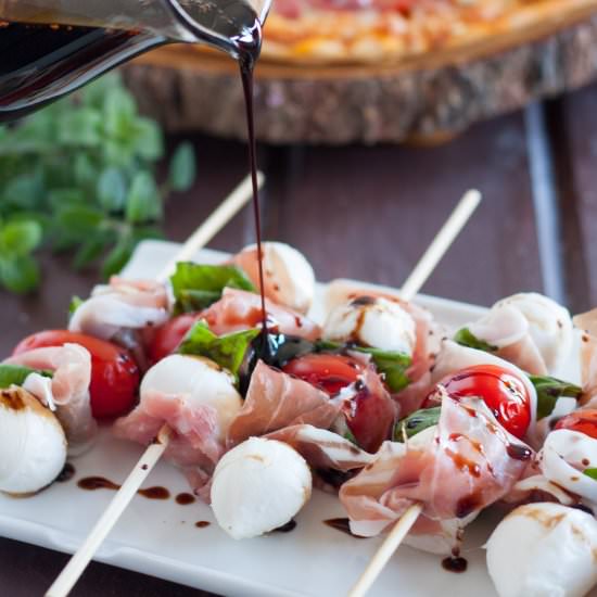 Easy Italian Salad Skewers