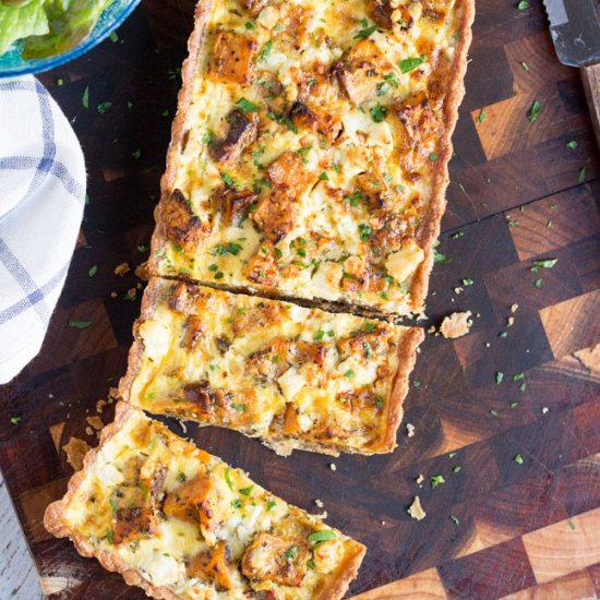 Sweet Potato & Feta Tart