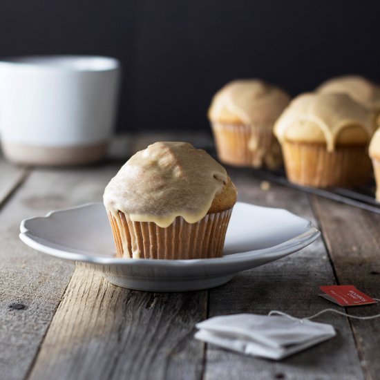 Glazed Chai Tea Muffins