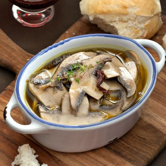 Mushrooms in Escabeche