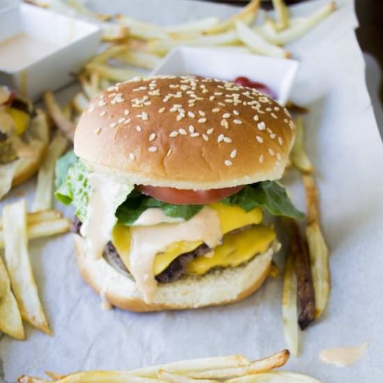 The Smashed Double Patty Burger