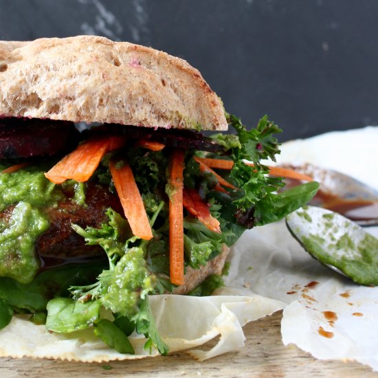 Lapsang Souchong Portobello Burgers