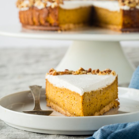 Vegan Carrot Cake Cheesecake