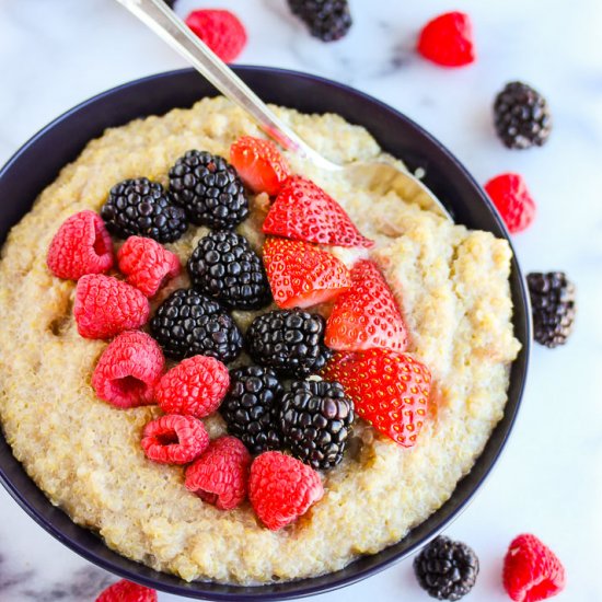 Banana Bread Quinoa Breakfast Bowls