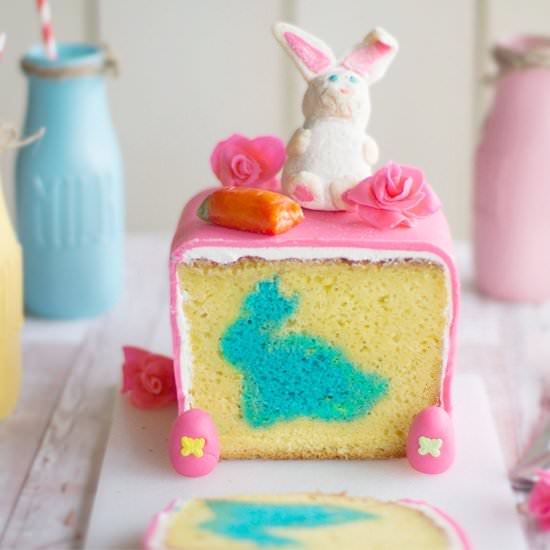 Surprise Easter Bunny Cake