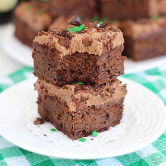 Guinness Mocha Brownies