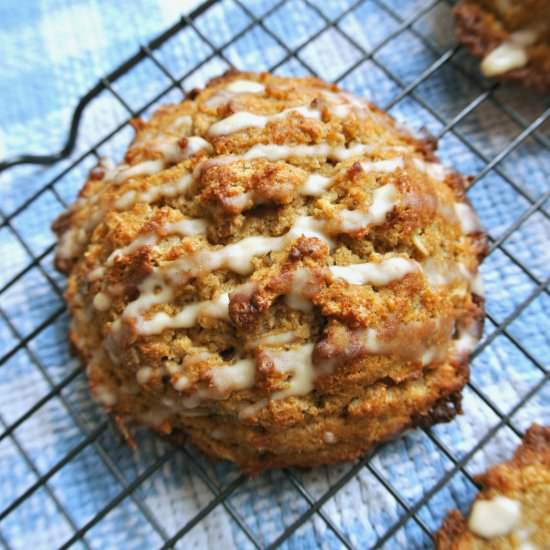 Low Carb Maple Pecan Oat Scones