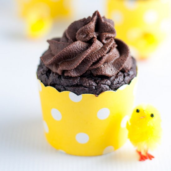 Healthier Chocolate Quinoa Cupcakes