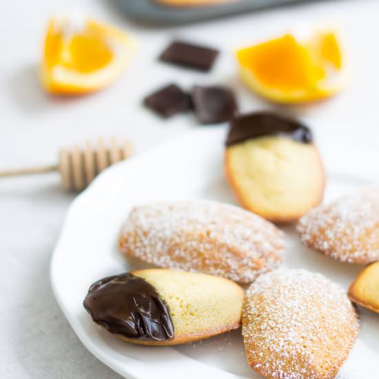 Honey & Orange Madeleines