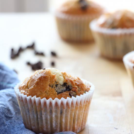 Double Chocolate & Vanilla Bean Muffins