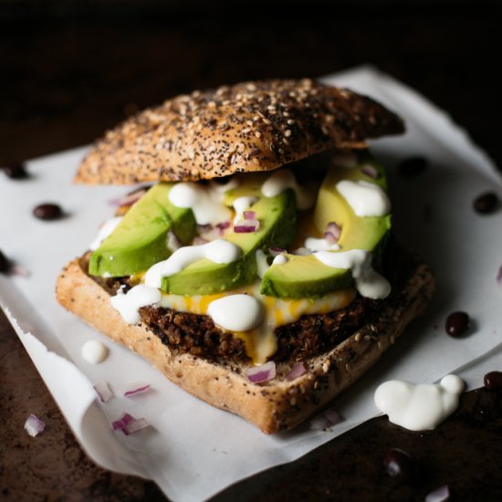 Quinoa Black Bean Burgers