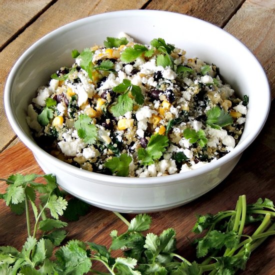 Tex-Mex Black Bean Quinoa Salad