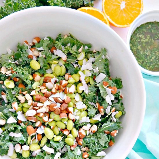 Kale Coconut Detox Salad