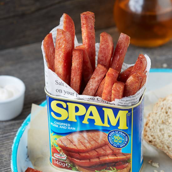 One Ingredient Spam Fries