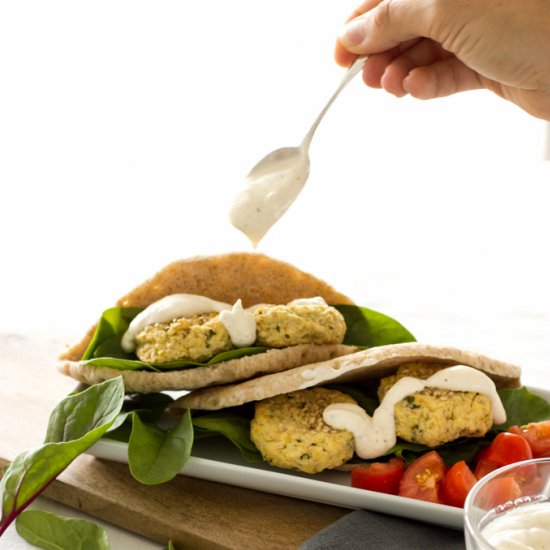 Quick and easy falafels