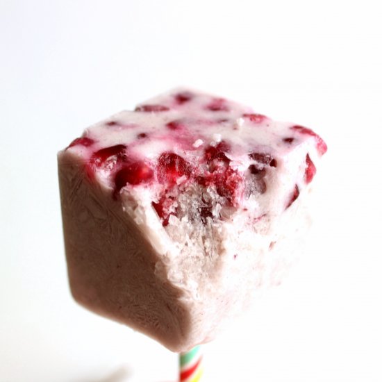 Dairy free frozen yogurt popsicles