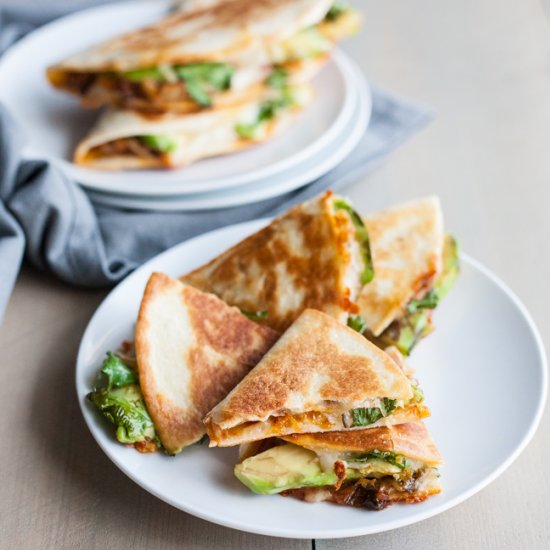 Kimchi Quesadillas