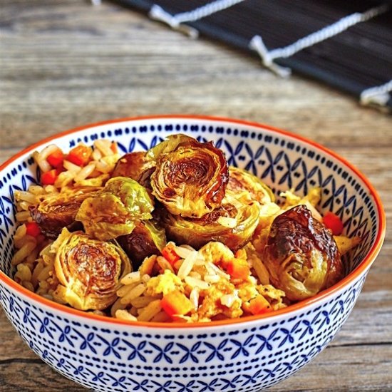 Fried Rice with Brussels Sprouts