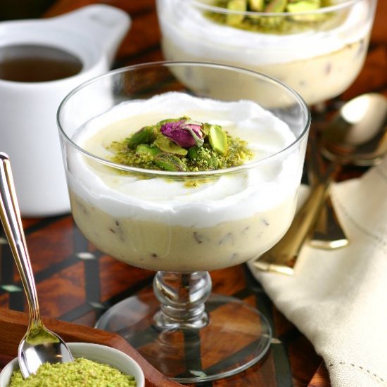 Lebanese Semolina Pudding