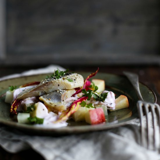 Herring and Apple Salad