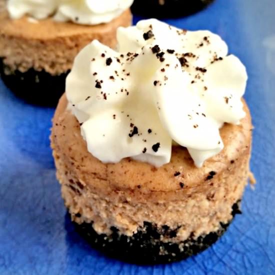 Mini Kahlua Cheesecakes