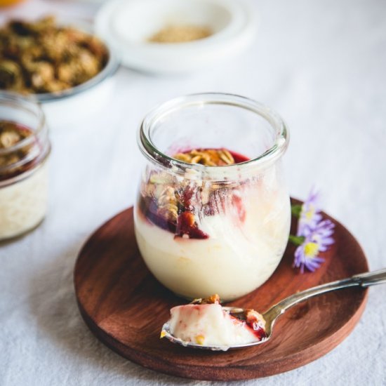 Lemon Breakfast Panna Cotta