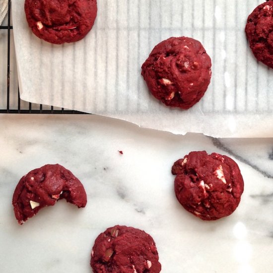 Red Velvet Double Chip Cookies