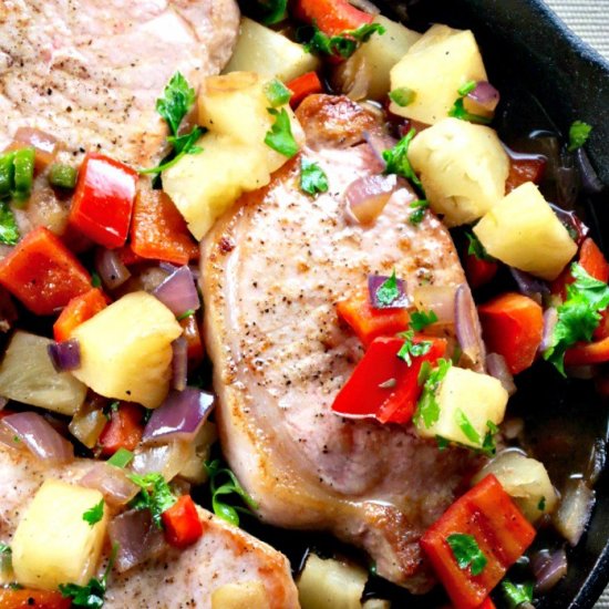 Sweet And Spicy Pineapple Pork