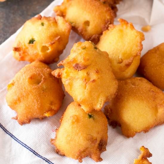 Jalapeño Agave Cornbread Fritters