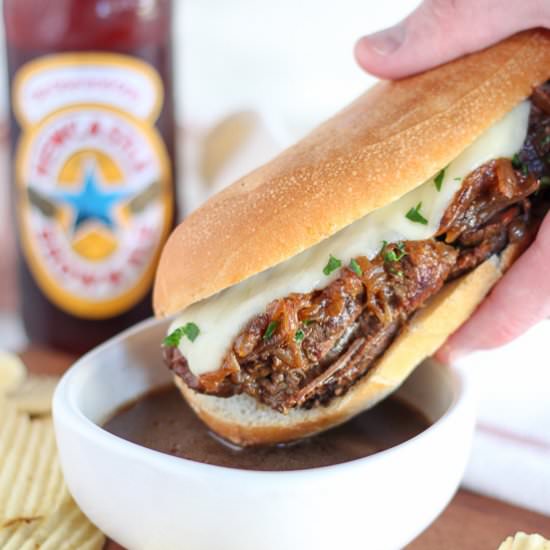 Slow Cooker French Dip Sandwiches