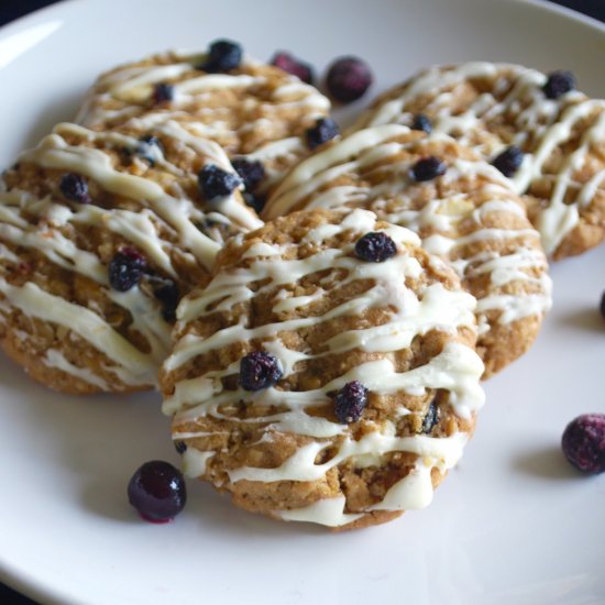 Blueberry Oatmeal Cookies