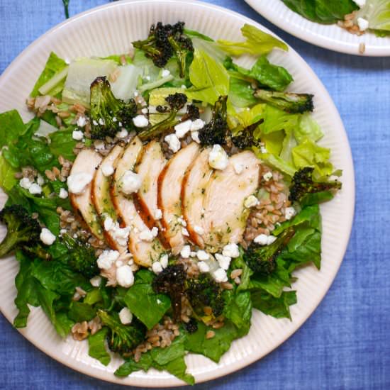 Romaine Farro Salad