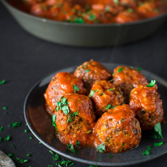 Vegetarian Mushroom Meatballs