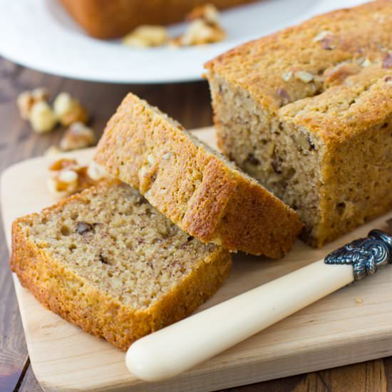 GF Maple-Syrup Banana Bread