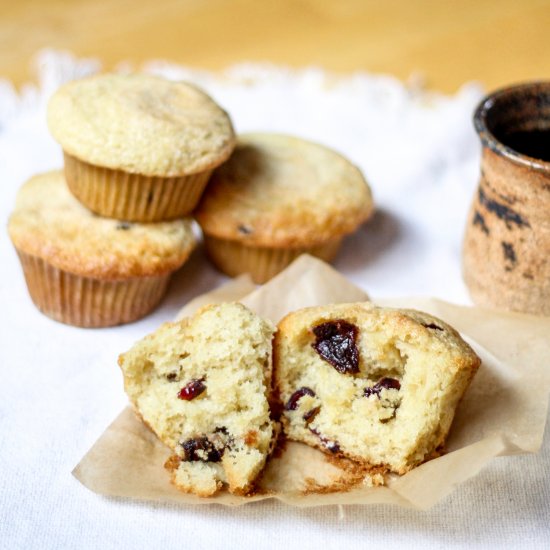 Lemon Cherry Muffins