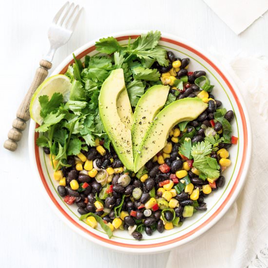 Sweet Corn Jalapeño and Black Beans