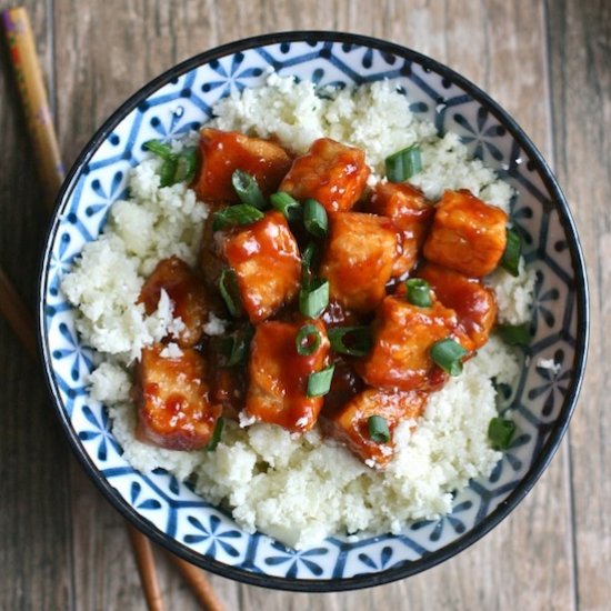 Pineapple Glazed Tempeh