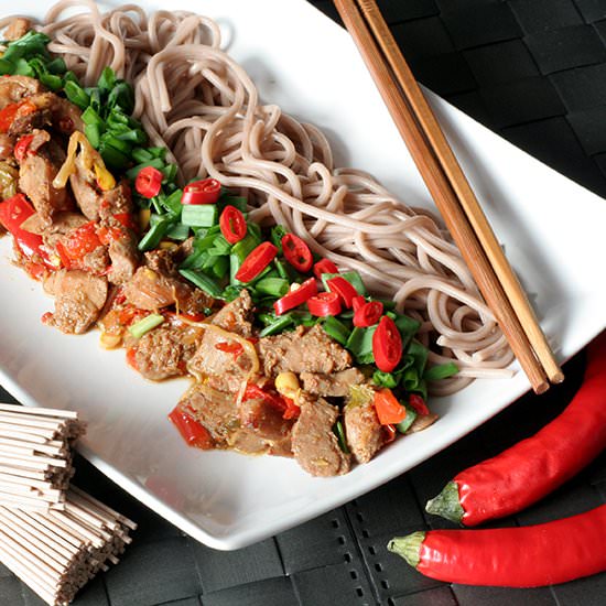 Teriyaki Chicken with Soba Noodles