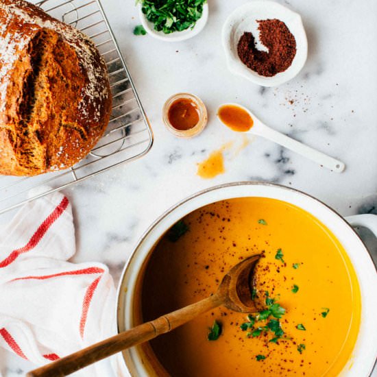 Spiced Carrot-Apple Soup