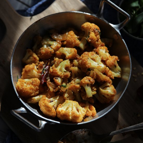 Quick Cauliflower Curry