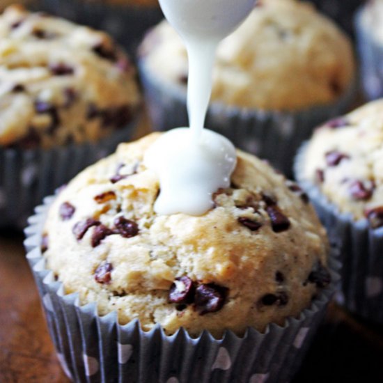 Banana Nut Chocolate Chip Muffins