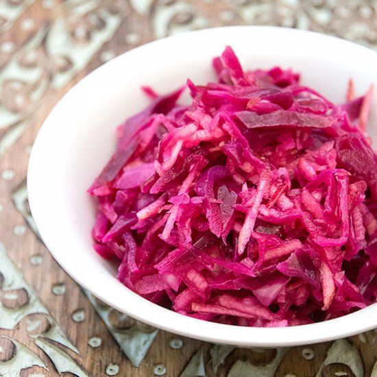 Polish Red Cabbage Salad