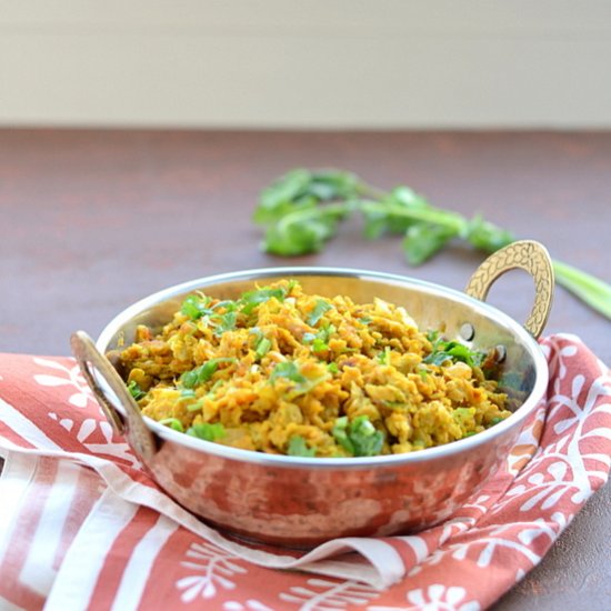 Cabbage Egg Bhurji