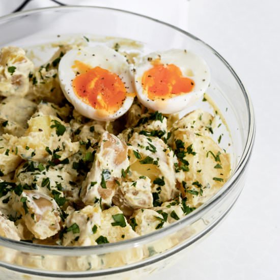 Mustard Sour Cream Potato Salad