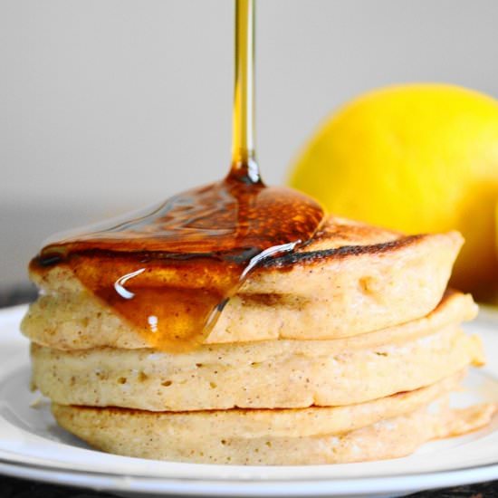 Lemon Yogurt Pancakes