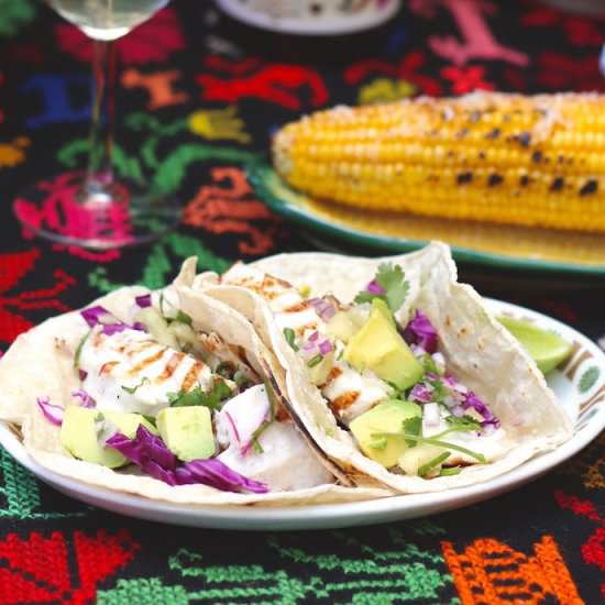 Fish Tacos with Pineapple Salsa