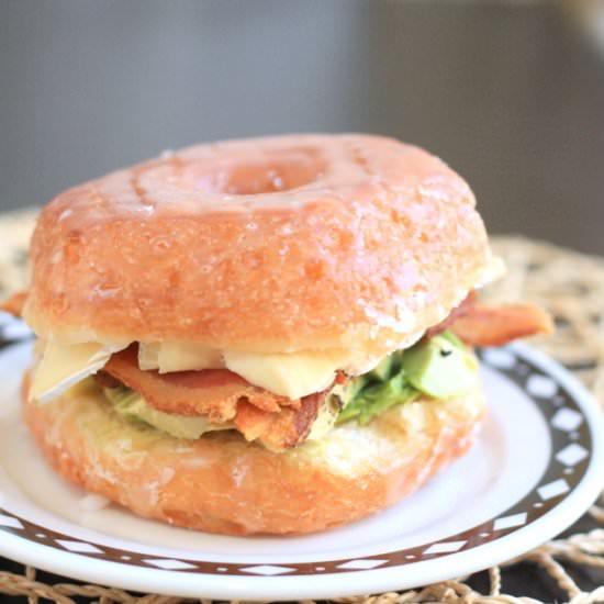 Croissant Donut Breakfast Sandwich