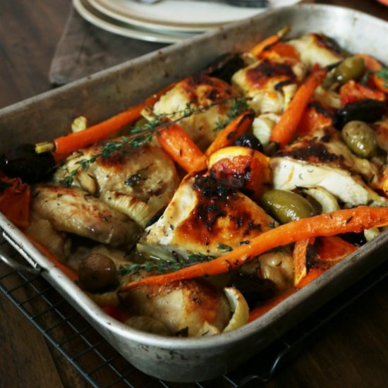 Orange Roasted Chicken