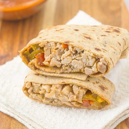 Low Carb Mexican Chicken Wraps